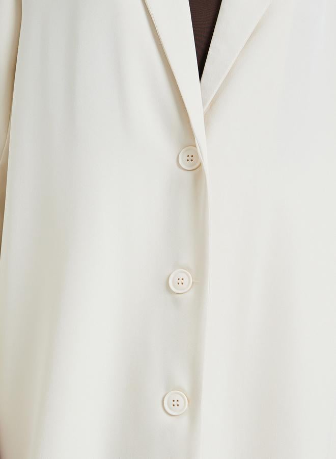 ستايلي كيمونو بليزر بأزرار وياقة نوتش - Image 3